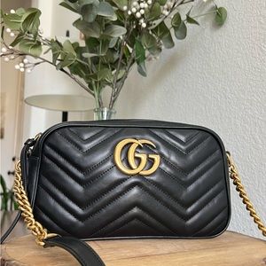 GG Marmont Small Matelase Shoulder Bag